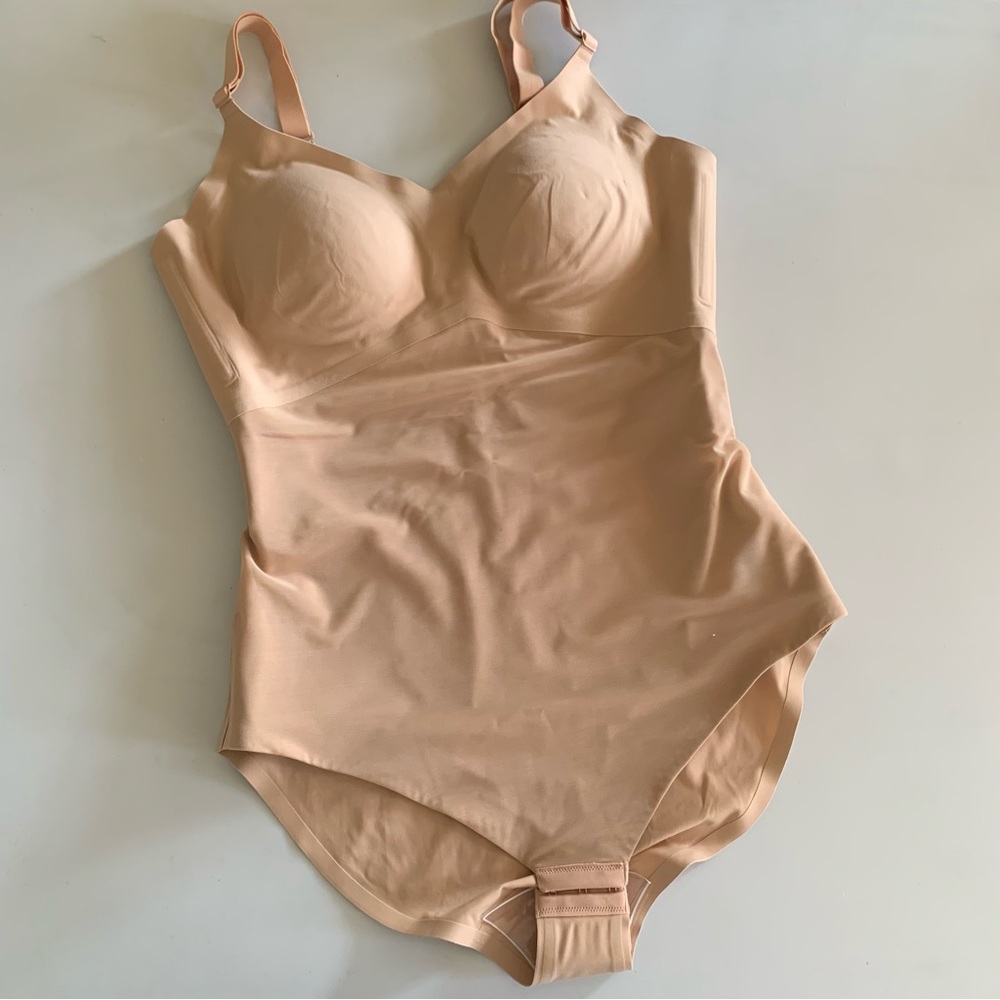 Honeylove Shaping Cami Bodysuit Large Like New Nude